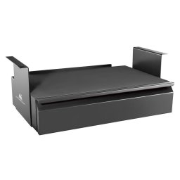 Accesorii birotica sertar ergonomic sub birou, organizator, negru, max 5 kg, MC-875