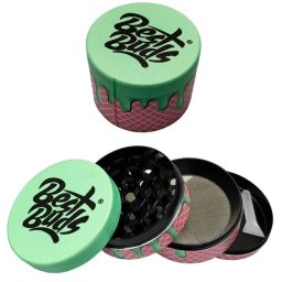 Best Buds Grinder Gelato Pistachio Blackberry metalic premium verde-purple 4 Parti Ø50mm