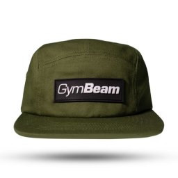 GymBeam Șapcă 5Panel cap Military Green UNI