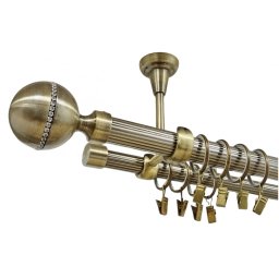 Galerie tavan KALISTO CRYSTAL STRIAT - 25/19 - AUR ANTIC
