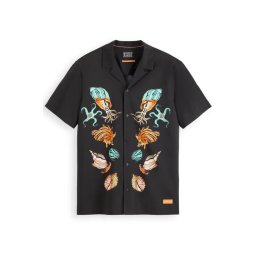 SCOTCH & SODA Cămaşă Placement Artwork 175721 SC0008 black