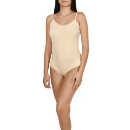 Body dama, tip maiou, Lemila, bej (Marime body: M)