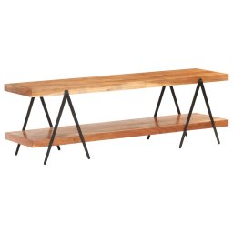 Comoda TV, 160 x 40 x 50 cm, lemn masiv de acacia GartenMobel Dekor