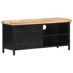 Comoda TV, 90 x 30 x 41 cm, lemn de mango nefinisat GartenMobel Dekor