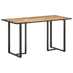 Masa de bucatarie, 140 cm, lemn de mango brut GartenMobel Dekor