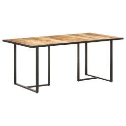 Masa de bucatarie, 180 cm, lemn de mango nefinisat GartenMobel Dekor