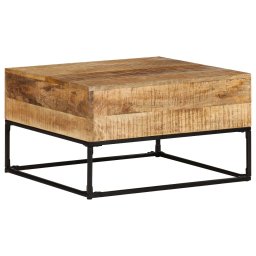 Masuta de cafea, 68x68x41 cm, lemn de mango nefinisat GartenMobel Dekor