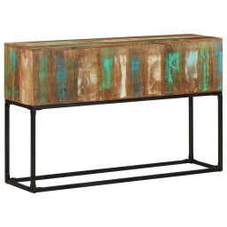Masa consola, 120x30x75 cm, lemn masiv reciclat GartenMobel Dekor