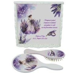 Set Gătit Mireasa, Lavanda Mov, Personalizat, 3 piese - ILIF403033