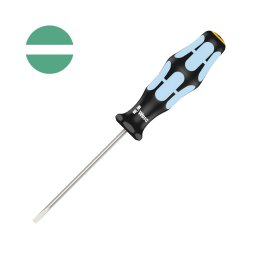 surubelnita dreapta INOX 0,5 3 3 80 81 mm WERA 3335 cu maner Kraftform Plus antirostogolire 05032001001