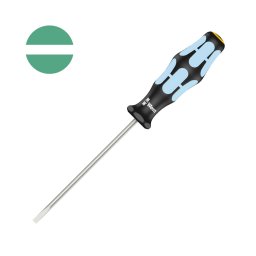 surubelnita dreapta INOX 0,6 3,5 3,5 100 81 mm WERA 3335 cu maner Kraftform Plus antirostogolire 05032002001