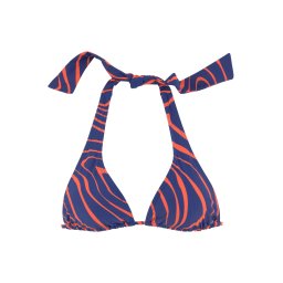 BUFFALO Sutien costum de baie albastru închis / portocaliu