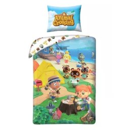 Animal Crossing lenjerie de pat - 140 x 200 cm