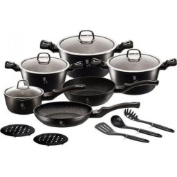 ZESTAW GARNKÓW 15-ele BERLINGER HAUS BLACK SILVER BH-6155