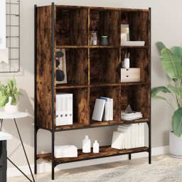 Biblioteca, stejar fumuriu, 102x30x141,5 cm, lemn prelucrat GartenMobel Dekor