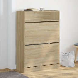 Pantofar cu 2 sertare rabatabile, stejar sonoma, 80x34x116 cm GartenMobel Dekor