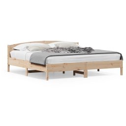 Cadru de pat cu tablie, 180x200 cm, lemn masiv de pin GartenMobel Dekor