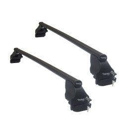 Set bare transversale portbagaj din otel marca Twinny Load TL S32 pentru Opel Zafira B 2008-2011 MPV, kit complet cu bare, suporti si antifurt cu cheie AutoDrive ProParts
