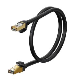 Ethernet RJ45, 10Gbps, 1m network cable (black)