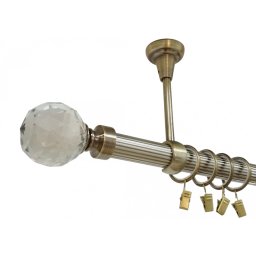 Galerie tavan simpla KULA CRYSTAL STRIAT /25 - aur antic