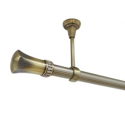 Galerie tavan fara inele PLUTON CRYSTAL striat /25 - aur antic