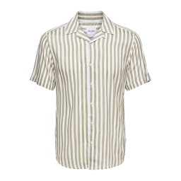 Only & Sons Cămașă 'Wayne' gri taupe / gri deschis