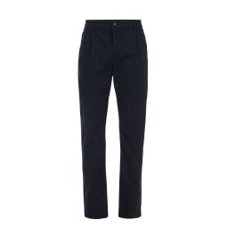 WE Fashion Pantaloni eleganți albastru închis