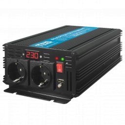 Invertor Auto 24V 220V, Putere Convertor 1000W cu Unda Sinusoidala Pura, TED Electric TED000439