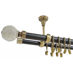 Galerie tavan KULA CRYSTAL - 25/19 - negru/aur antic