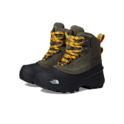 The North Face Chilkat V Lace WP (ToddlerLittle KidBig Kid) New Taupe GreenTNF Black 2