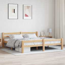 Cadru de pat, 180x200 cm, lemn de pin masiv GartenMobel Dekor