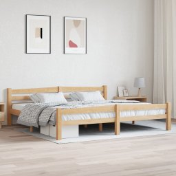 Cadru de pat, 200x200 cm, lemn masiv de pin GartenMobel Dekor