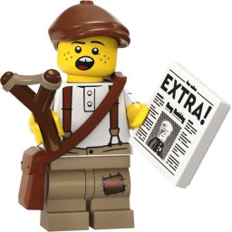 LEGO Minifigurine Seria 24 - Newspaper Kid