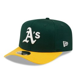 New Era, sapca verde 9fifty oakland athletics stretch