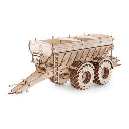 Puzzle 3D, Remorca pentru Kirovets K-7M, EWA, Lemn, 206 Piese