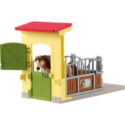 Schleich Farm World pony box with Icelandic horse, toy figure