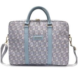 Husa Guess GCube Stripes bag for a 16" laptop - blue