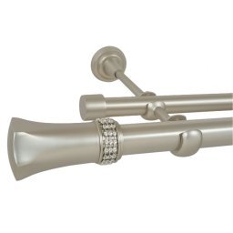 Galerie fara inele PLUTON CRYSTAL - 25/19 - crom mat