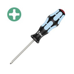 surubelnita Phillips INOX PH1 4,5 80 98 mm WERA 3350 cu varf Lasertip si maner Kraftform Plus antirostogolire 05032021001
