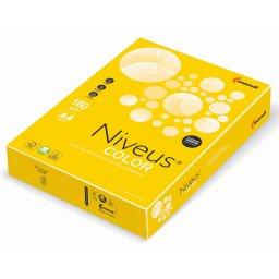 Carton colorat A4 galben mustar intens 160G 250/top IG50 NIVEUS