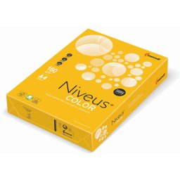 Carton colorat A4 galben intens 160G 250/top SY40 NIVEUS
