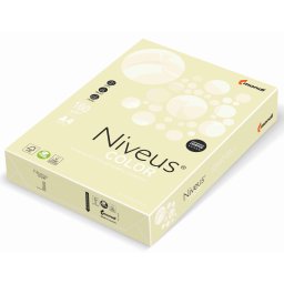 Carton colorat A4 imprimanta galben vanilie pal 160G 250/top BE66 NIVEUS
