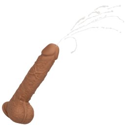 California Exotics Squirting Vibrating Fuck Stick Liquid Silicone Brown