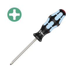 surubelnita Phillips INOX PH2 6 100 105 mm WERA 3350 cu varf Lasertip si maner Kraftform Plus antirostogolire 05032022001