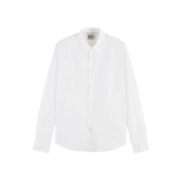 SCOTCH & SODA Cămaşă Essential Solid Slim Fit 179006 SC0006 white