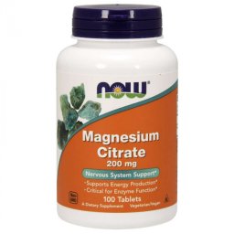 NOW Foods Magnesium Citrate 200 mg 100 tab