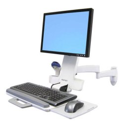 Suport monitor 45-230-216 200 Combo Series, tip brat, alb