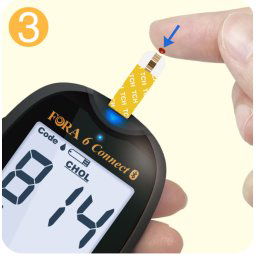Teste COLESTEROL TOTAL pentru FORA 6 Connect, 10 buc
