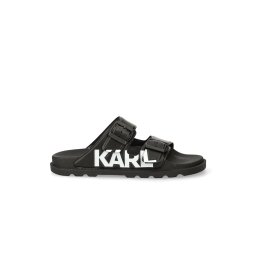 KARL LAGERFELD Сандали Karl 2-Strap Sandal KL80978 v01-black rubber w/white