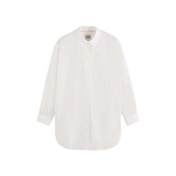 SCOTCH & SODA Cămaşă Extra Oversized 177185 SC0006 white